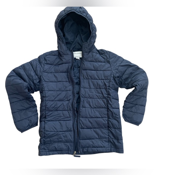 Amazon Essentials Other - Amazon Essentials Navy Blue Kids Light Puffer Jacket w/Hood, Size Youth XL (12)